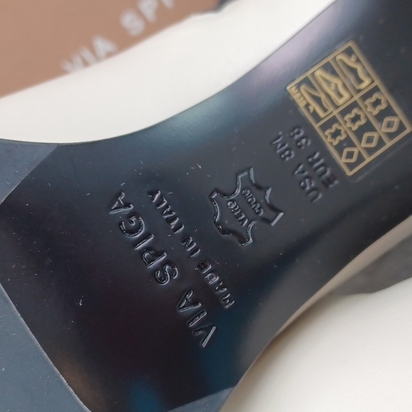 Via Spiga Devon Leather And Stretch Booties NIB Bloomingdales Exclusive - Picture 7 of 12